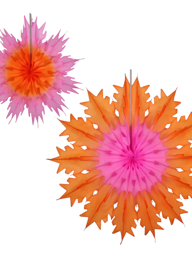 Classic Snowflake Bunting Duo