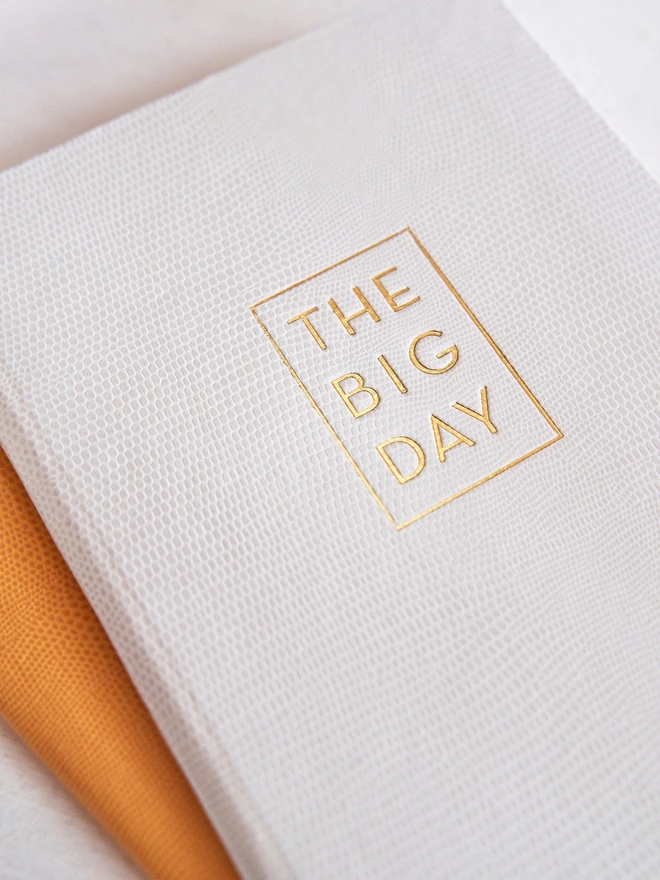 The big day wedding stationery notebook