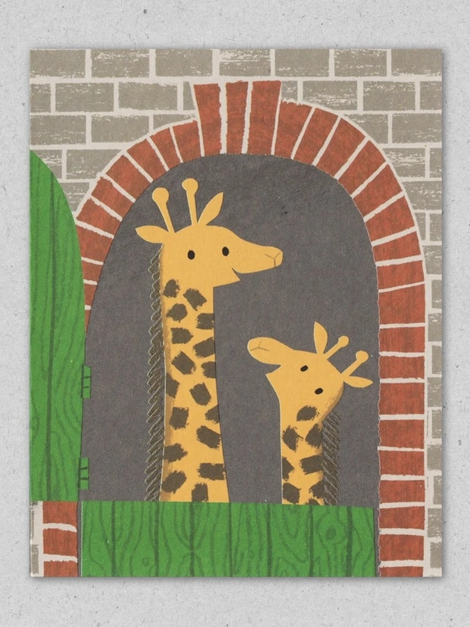 Giraffe House Mum Card