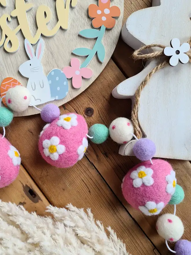 Pink Easter Egg Decor
