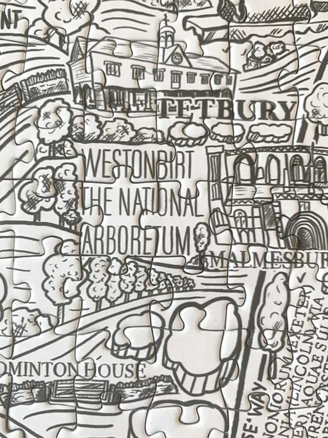 Cotswolds Jigsaw Puzzle - 1000 Pieces Zoom 2