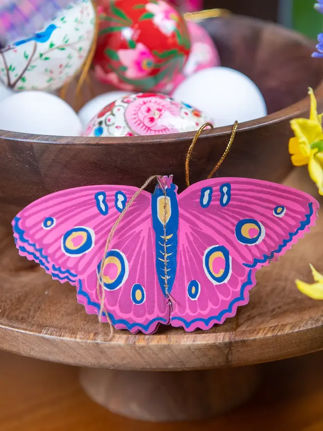 butterflies hanging paper ornament decorations