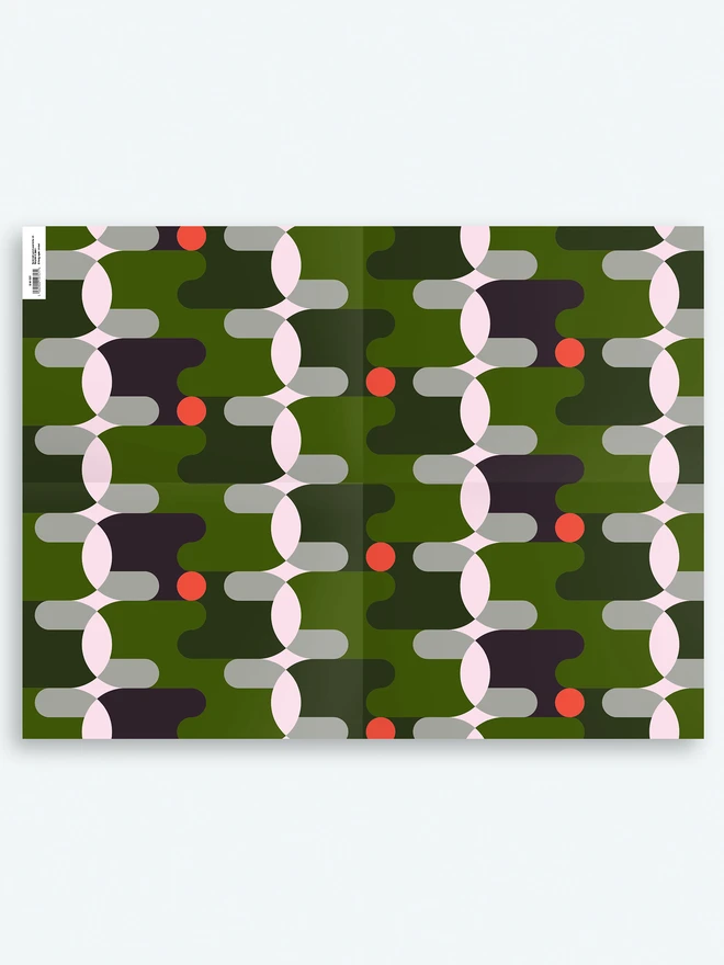Storigraphic Graphical Print Wrapping Paper
