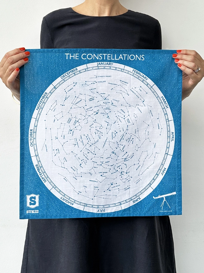 HOLDING CONSTELLATIONS HANDKERCHIEF