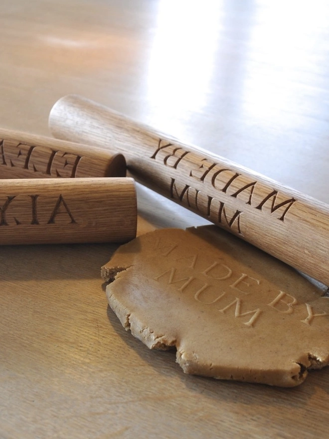 Personalised Oak Rolling Pin