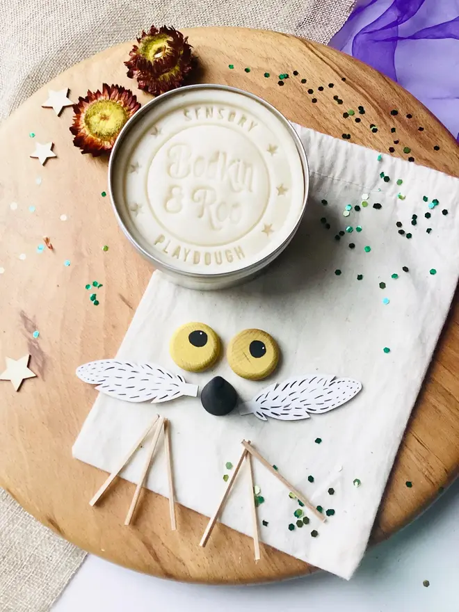 Snowy Owl Playdough Kit