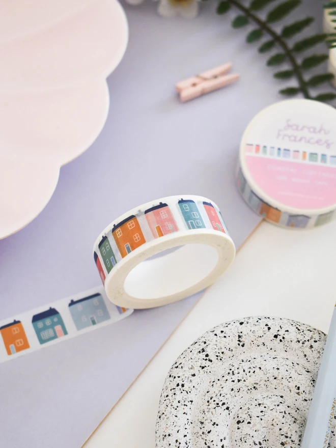 Coastal Houses Washi Tape