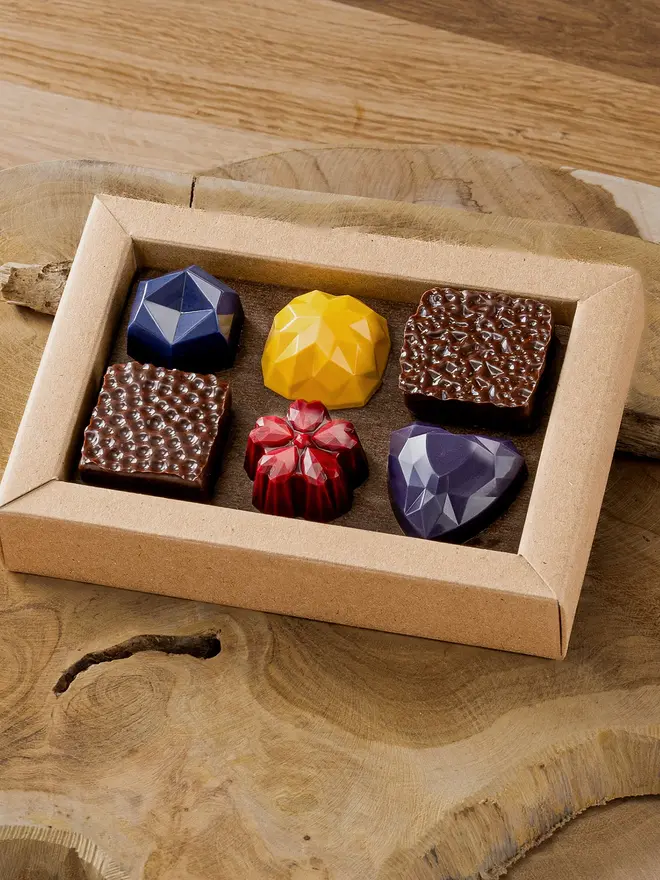 Vegan Jewel chocolate box - 6 flavours