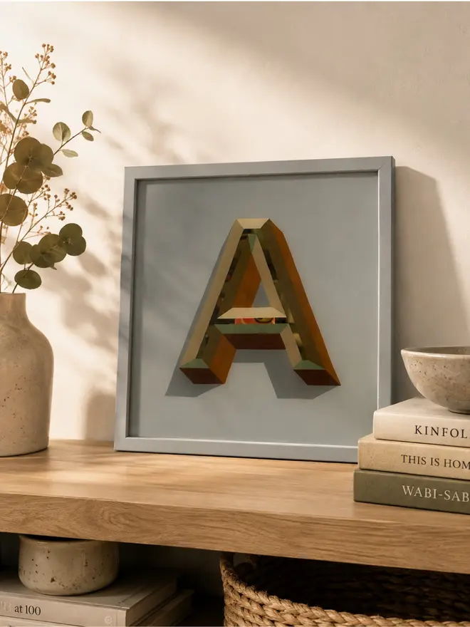 Gold Leaf Initial 