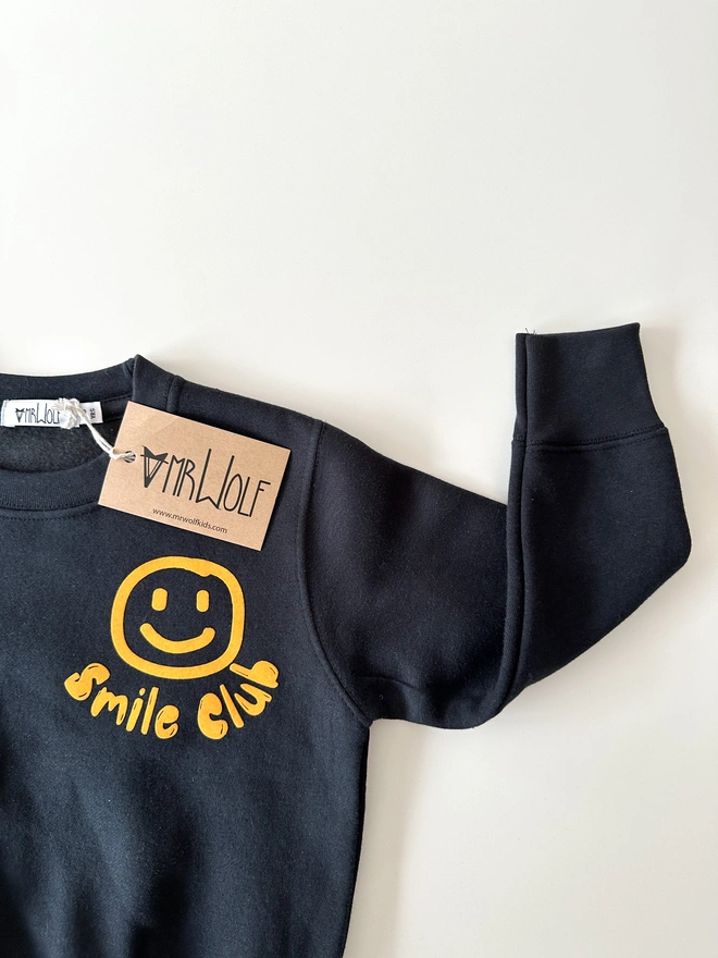 Smile club sweatshirt kids toddlers babies