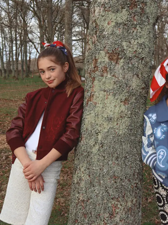 Wild & Free Wool & Leather Maroon Jacket 