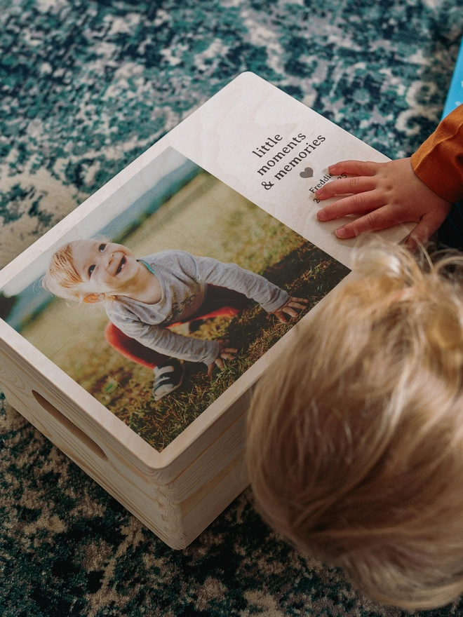Photo memory box kids child