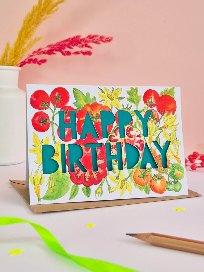 tomato birthday card