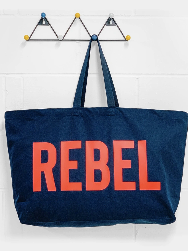 Rebel Rebel Supersize Tote - Back