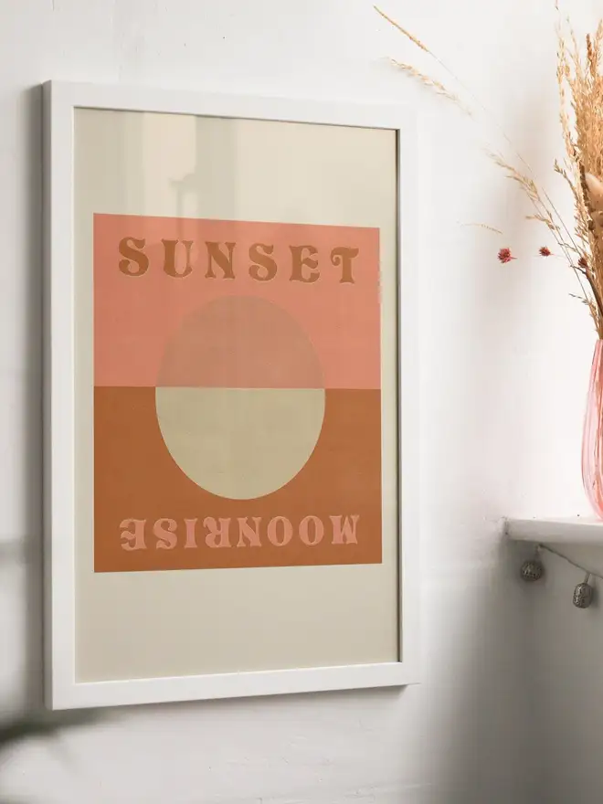 Sunset / Moonrise Graphic Print