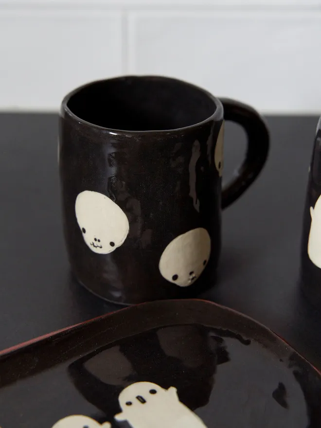 Ceramic Skull Mug (Club Holly & Co)
