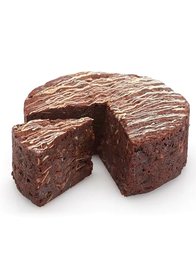 Chocolate Fruit Cake In A Gift Box