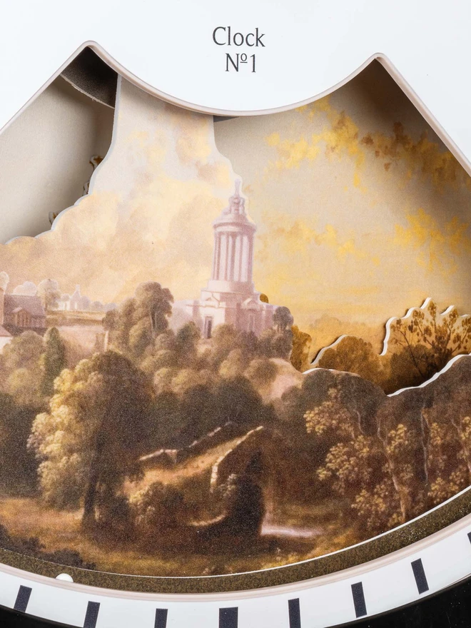 Close up of moving weather scenery