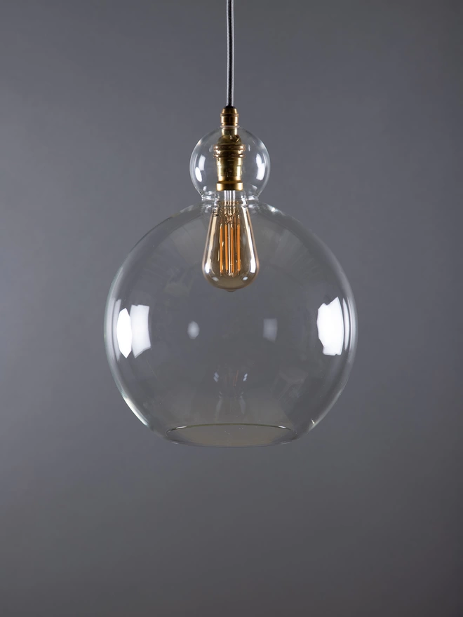 Large Clear Glass Betty Pendant Light 