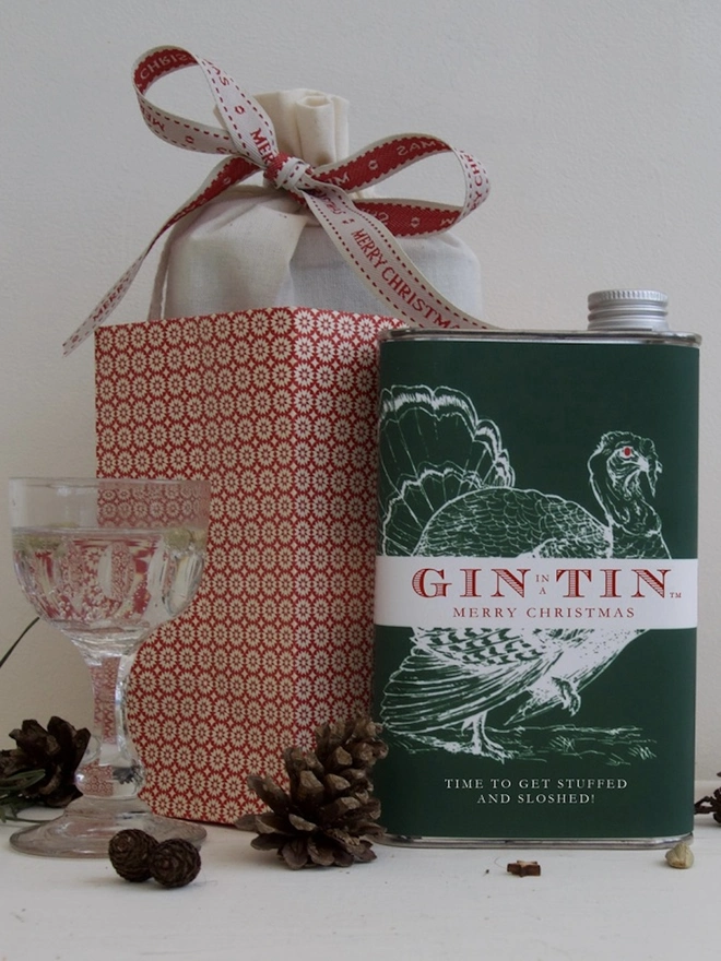 Christmas Gin "Time To Get Stuffed And Sloshed" 