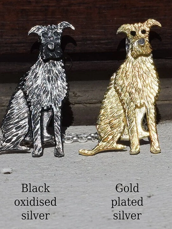 Lurcher Dog Necklace