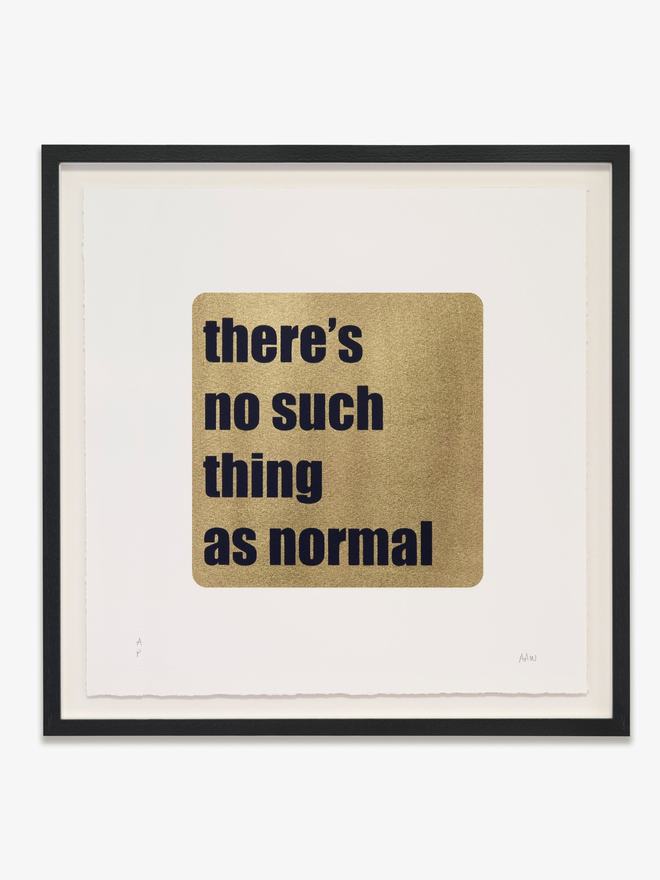 Framed - there's no such thing as normal
