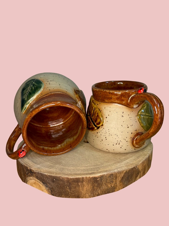 Ceramic Leaf Mug 