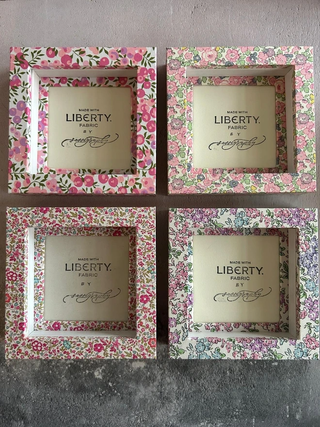 Liberty fabric mini frame selection