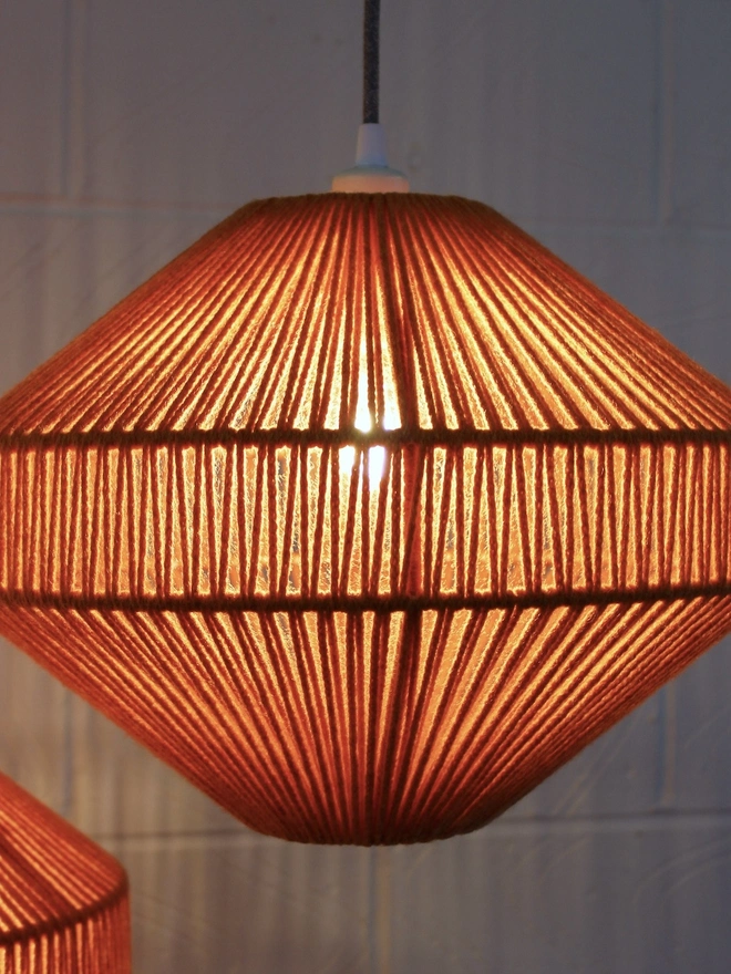 Small Capsule Lampshade Lampshade Orange