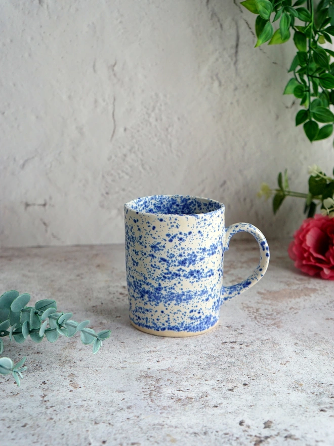 ceramic gifts for her, gifts for mum, gifts for sister, gifts for friend, gifts for girlfriend, gift for dad, ceramic gift for dad, gift for husband, gift for son, gift for teens, gifts for teenagers, gift for home, homeware gift, large mug, ceramic mug, pottery mug, blue mug, 