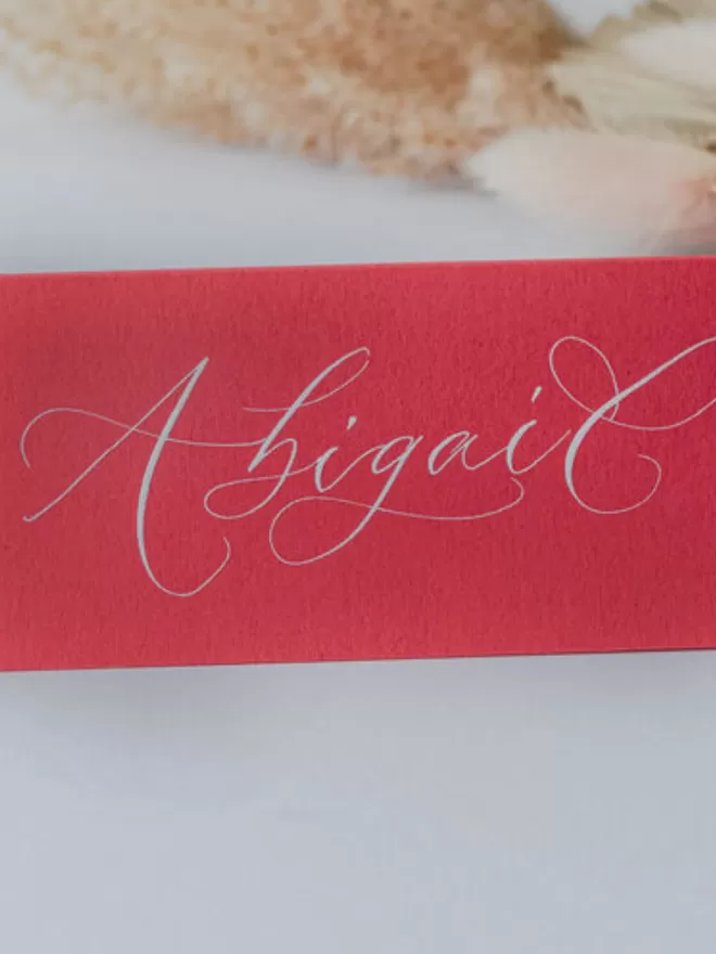 Handwritten Place Cards