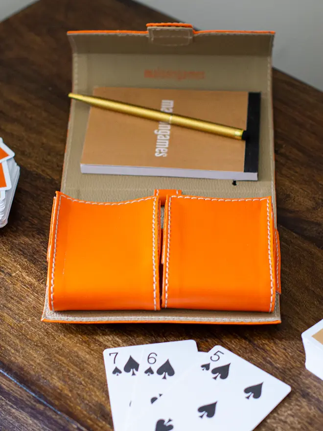 Orange Playing Cards
