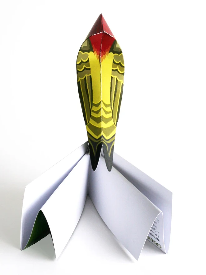 3d woodpecker pop out card