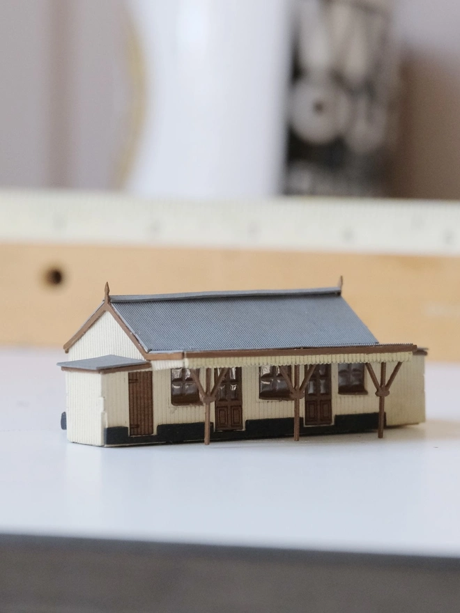 Bodiam Railway Station (N-scale 1:148) Model