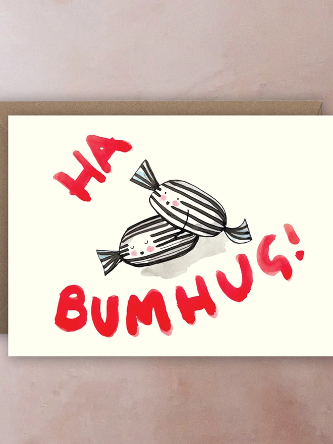 Ha Bumhug humorous Christmas Cat