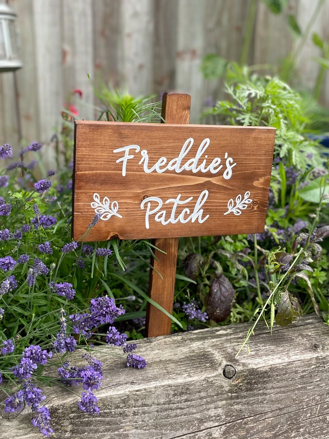 personalised garden sign