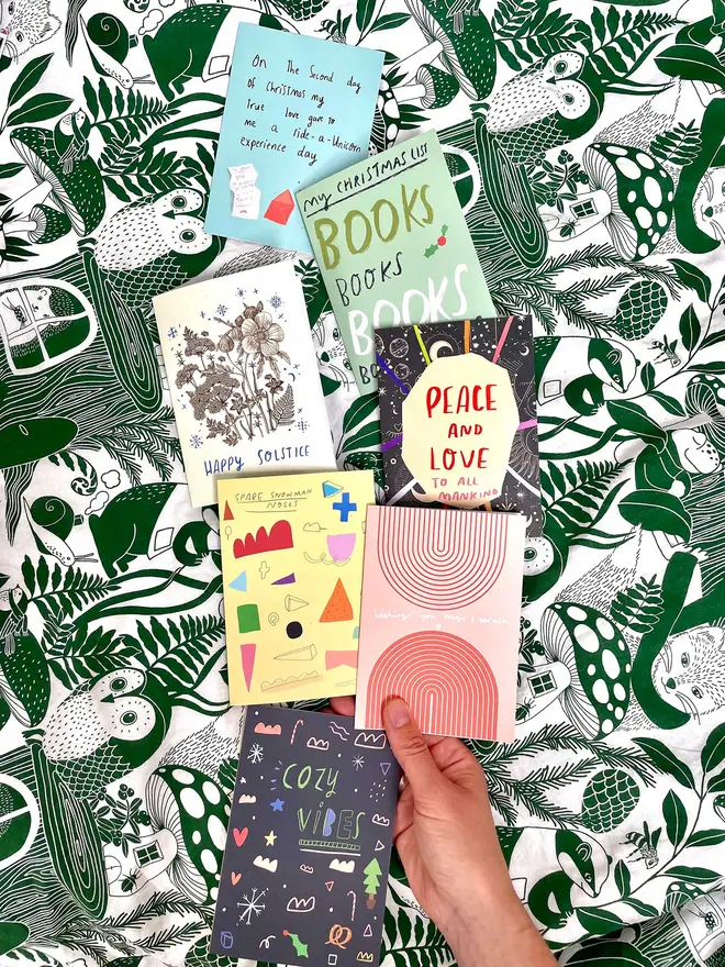 Check out Nicola's xmas card designs: 7 shown here