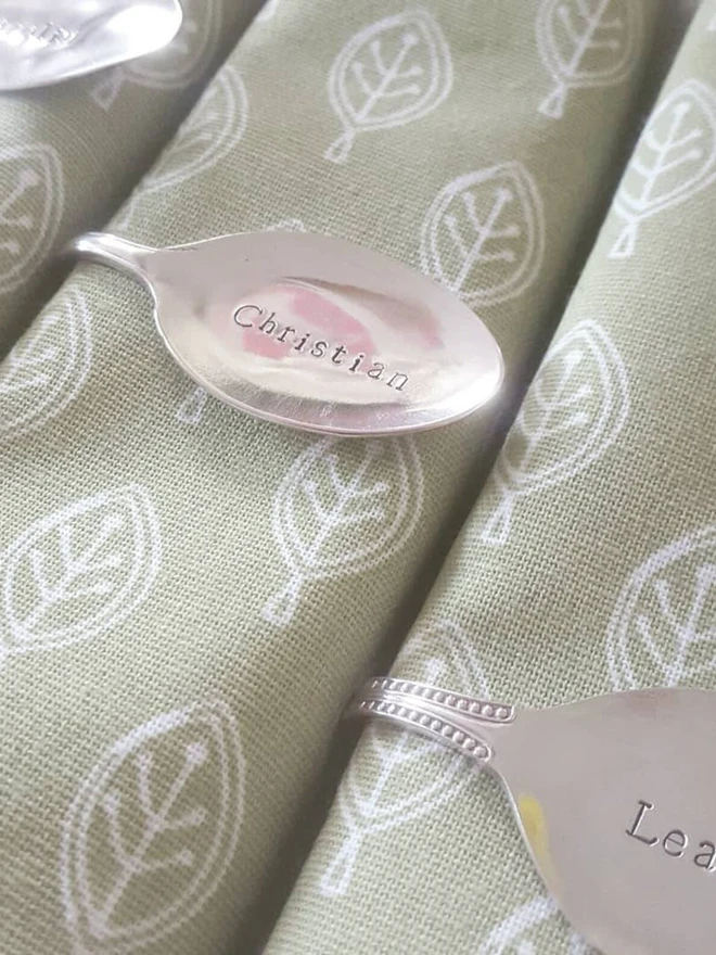Personalised Vintage Napkin Rings (Set Of 4, 6, 8)