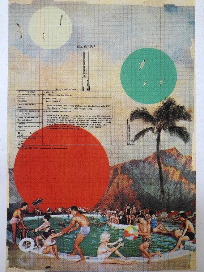 Pool Party Mini Edition Screenprint