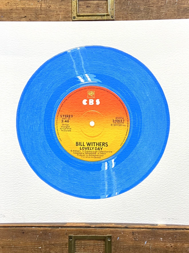 Bill Withers Lovely Day screenprint