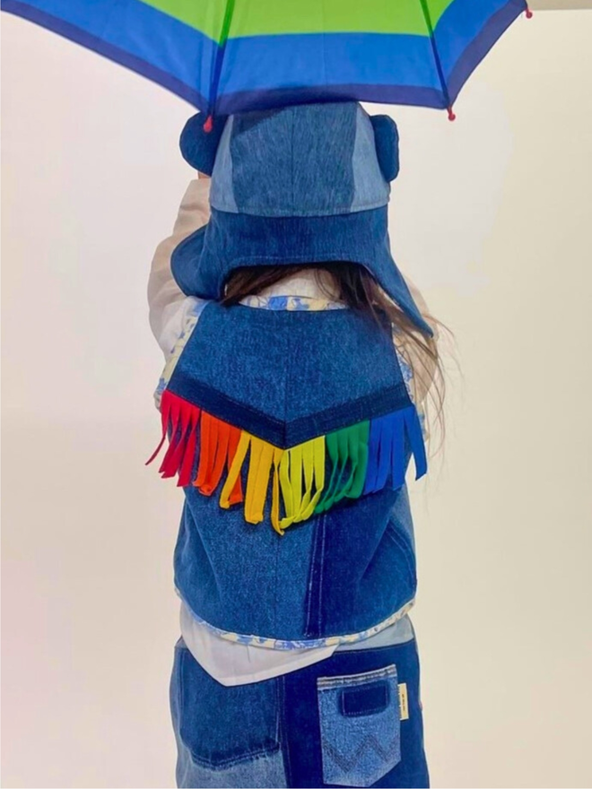 Kids Denim Waistcoat