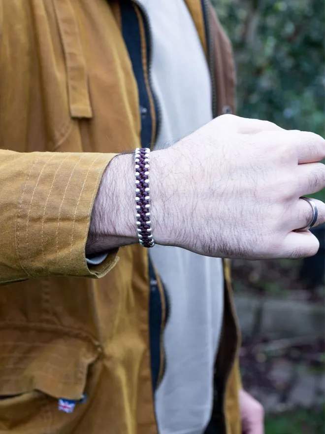 mens rope bracelet