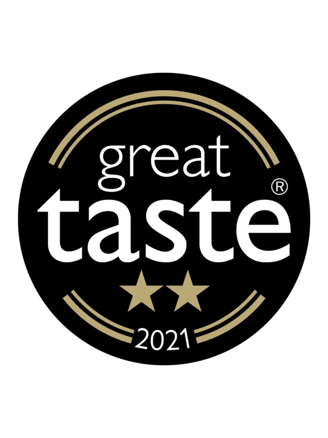 Great Taste Award logo 2021 two star