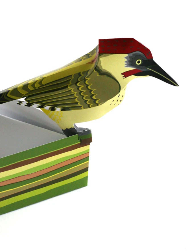 3d woodpecker pop out card