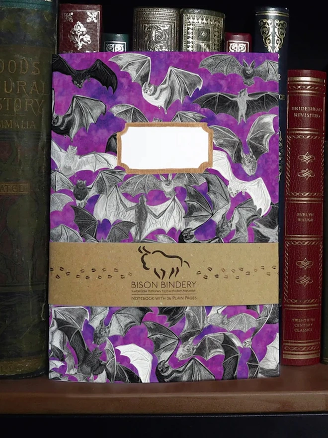 Chiroptera Bat Print Notebook