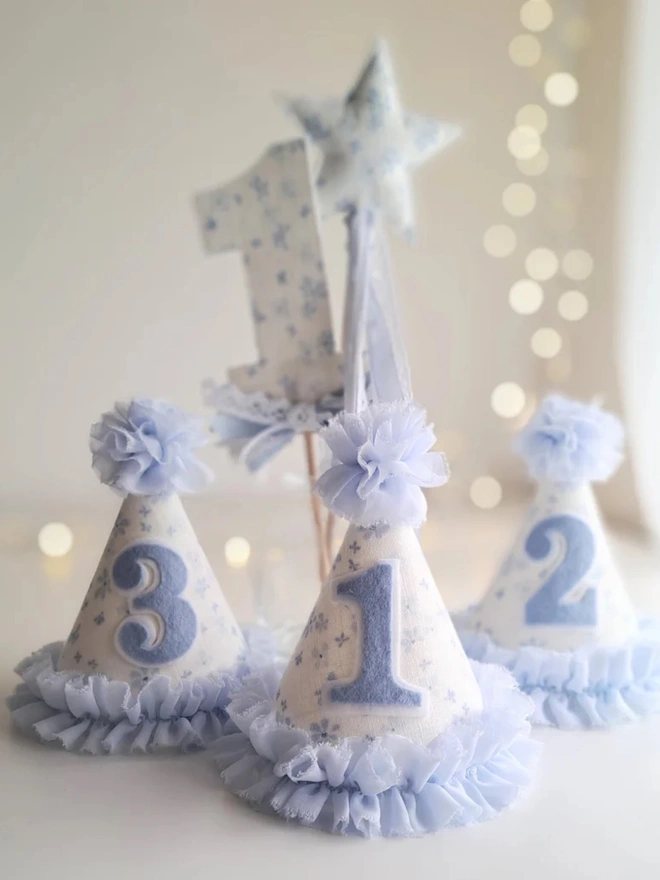 Forget Me Not Party Hat