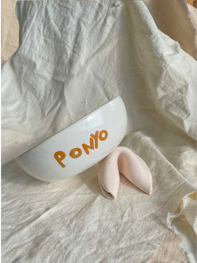 ponyo ceramic noodle bowl 