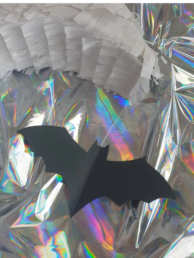 Moon and bat pinata