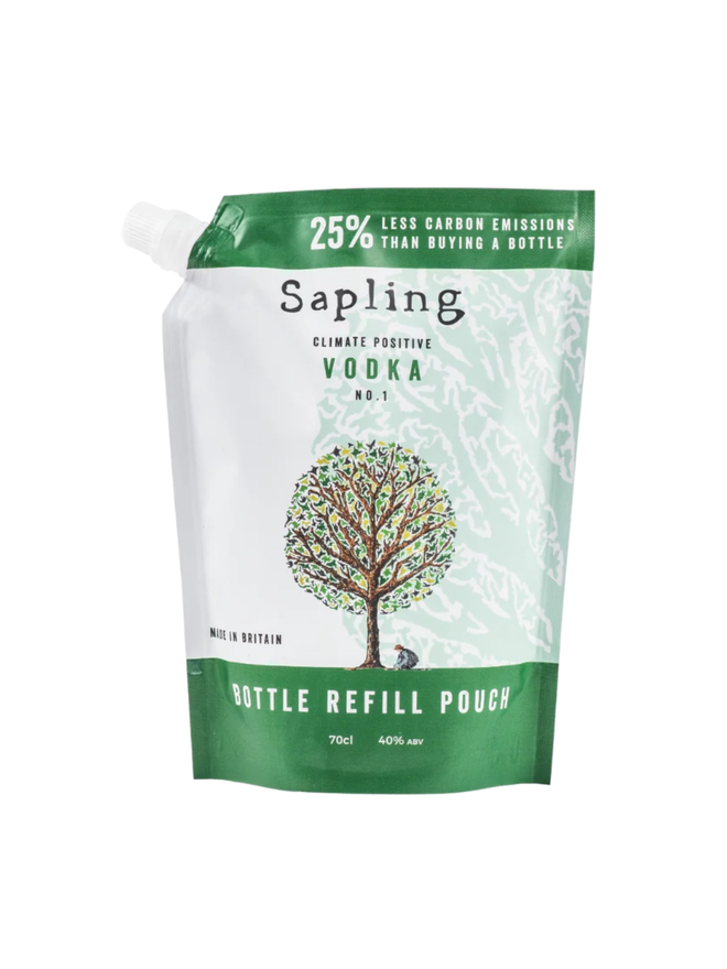 Sapling Climate Positive Vodka 70cl REFILL