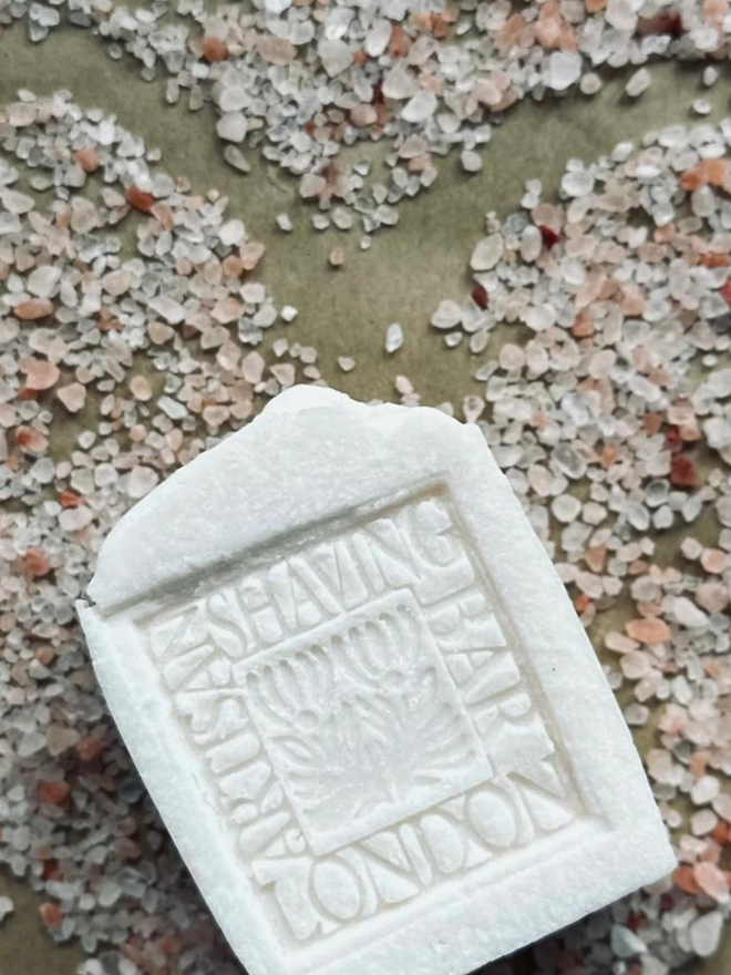 handmade vegan shaving bar